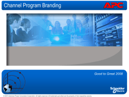 Channel Program Branding