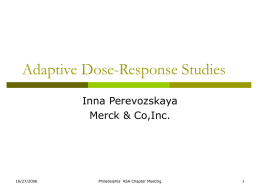 Adaptive Dose-Response Studies