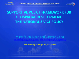 TAJUK BESAR - Malaysia Geospatial Forum