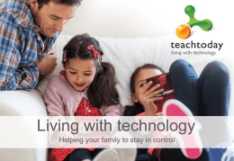 Living with technology - Syresham Primary School