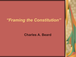 Framing the Constitution”