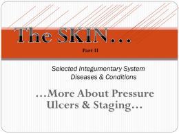 STAGING PRESSURE ULCERS