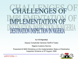 Guidelines and Practical Implementation issues