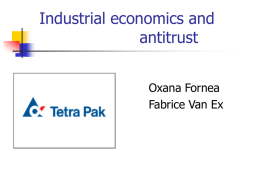 Industrial economics and antitrust