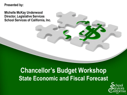 Fiscal Directors’ Roundtable Meeting Santa Clara County