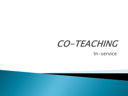 CO-TEACHING