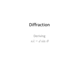 Diffraction - Antonine Education