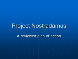 Project Nostradamus - IEEE-USA