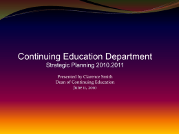 Instruction Planning 2009.2010