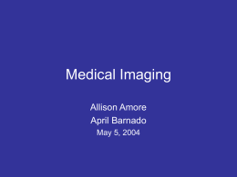 Medical Imaging - Davidson College