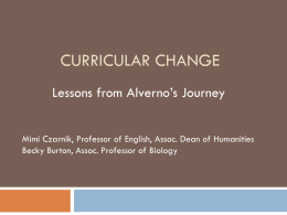 Curricular Change - Homepage | LeMoyne