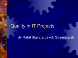 Quality in IT Projects