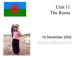 Introduction to Romani Studies