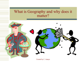 What is Geography?