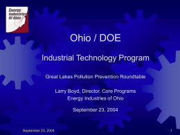 Energy Industries of Ohio December 20, 2000