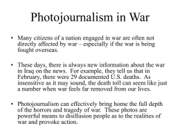 Photojournalism in War -rename