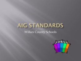 AIG Standards