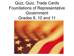 Quiz, Quiz, Trade Cards Early American History Review