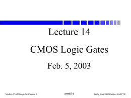 Logic Gates 1 - Faculty of Engineering