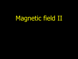 Magnetic field II