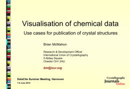 Crystallography Journals Online