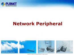 Sales Guide for Network Peripheral
