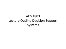 ACS 1803 Lecture Outline 9