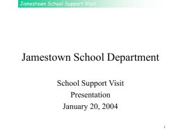 Jamestown School Department