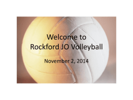 Welcome to Rockford JO Club Volleyball