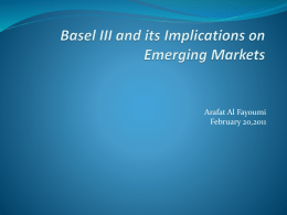 Basel III An analysis of the new global capital regulatory