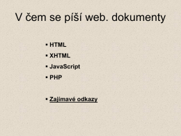 Jazyk HTML