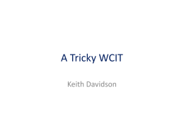 A Tricky WCIT - Internet Society Hong Kong