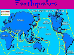 earthquake . ppt - Junction Hill C