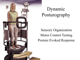 Dynamic Posturography - University of Florida