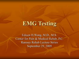 EMG Testing - Ramsey Rehabilitation Inc.