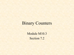 Binary Counters