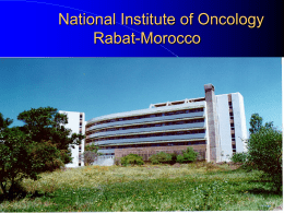 Cancer Statistics in Morocco (INO-1985