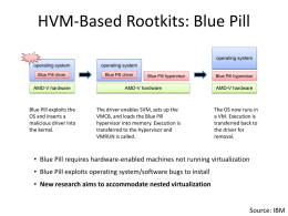 HVM-based Rootkits: Blue Pill