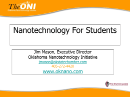 here - Oklahoma NanoTechnology Initiative