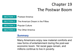 Chapter 19 The Postwar Boom - Welcome to American Studies