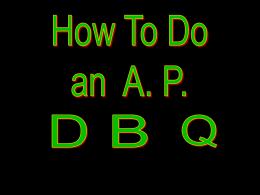 How to Do an EHAP DBQ - Deer Creek Public Schools