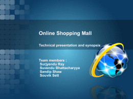 Blue screen - Online shopping