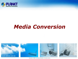 Sales Guide for Media Converter