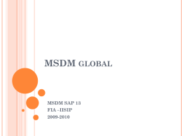 MSDM global - Anandasekarbumi's Weblog | Just another