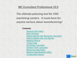 Introducing ME Consultant Professional V1.50