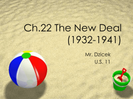 Ch.22 The New Deal (1932