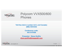 Polycom VVX500 Phone