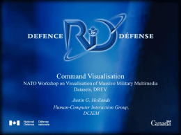 NATO Workshop Talk on Visualisation