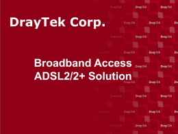 VigorAccess ADSL2+ IP DSLAM