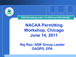 2007 EPA Regional/State/Local Dispersion Modelers Workshop